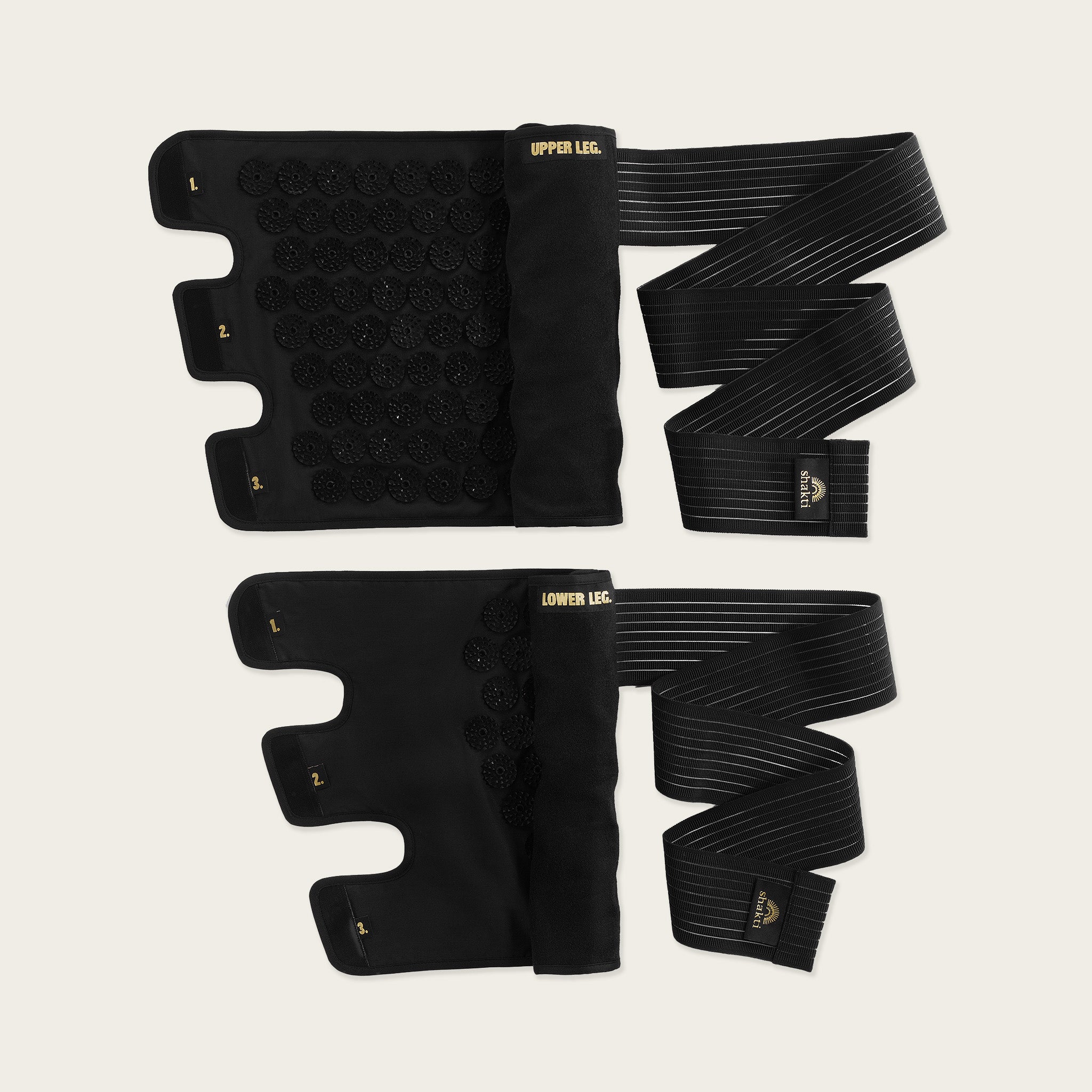 Shaktimat UAE acupress upper &amp; lower leg wraps (single let set) - perfect for post-workout recovery